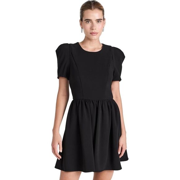 Black Halo Women's Chadwick Mini Dress size 10 Black - Picture 1 of 9